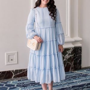 Dainty Jewells Bella Bleu Maxi dress sz medium